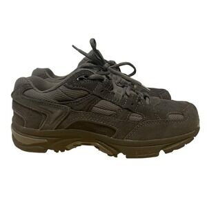 Vionic Walker Classic Charcoal Grey Suede Mesh Walking Sneakers Orthoptic 6.5